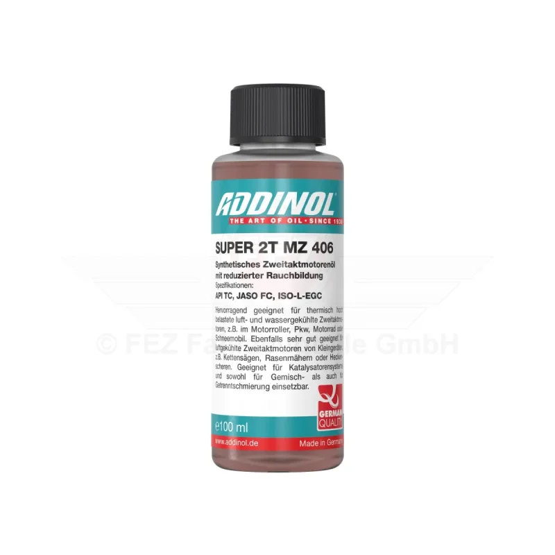 Öl - Motorenöl 2-Takt - Super 2T ADMIX MZ406 - 100ml Liter Flasche (ADDINOL)