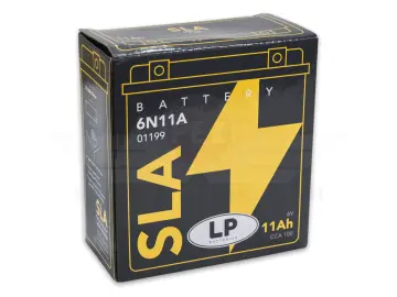 Batterie 6V 11,0Ah (Vlies - wartungsfrei) 6N11A "CCA 100" (LP Batteries)