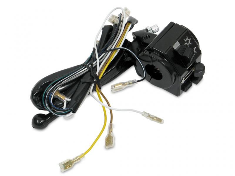 Schalterkombination mit Kabel, vorderer Gehäusehälfte und Kupplungshebel passend für S51, S51 Enduro, S70, S53, S83
