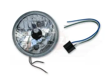 Scheinwerfereinsatz 12V Halogen rund Klarglas mit Standlicht (H4, E-Prüfzeichen) passend für S50, S51, S51/1, S70, S70/1