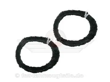 Nabenputzringe schwarz/dunkelblau (Set 2x 56cm für Moped, Mokick)